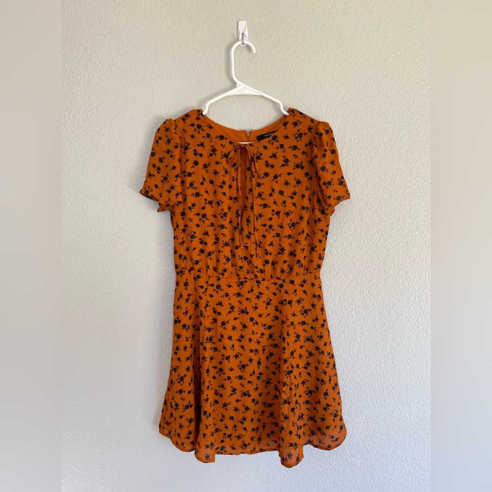 Burnt orange junior romper